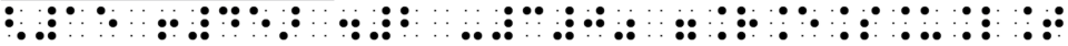 discussed example shown with characters braille